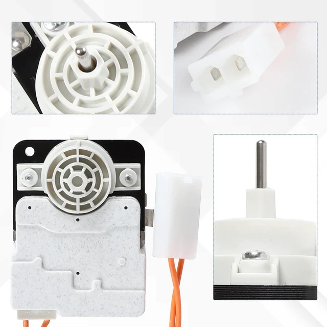 Alt view image 5 of 7 - Refrigerator Evaporator Fan Motor for Whirlpool Models WRF560SMYE04 WRF560SFHB00 WRF560SFYB01 WRF560SFHZ00 WRF560SFYB01 WRF560SFYE03 WRF560SMHB00 WRF560SFHZ03 WRF560SMYB05 WRF560SMYE01 WRF560SMHV00