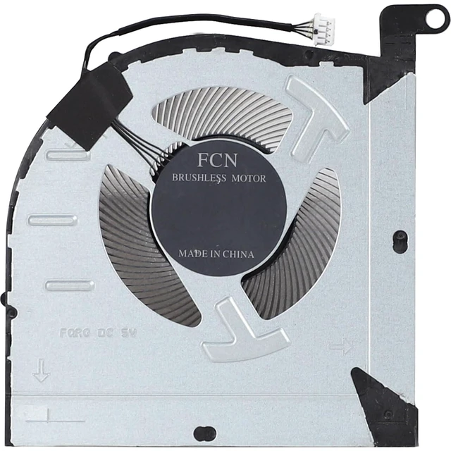 Alt view image 3 of 7 - CPU+GPU Cooling Fan (5V) for Lenovo GeekPro G5000 IRH8 APH8 RTX4050, LOQ 15APH8 82XT 15IRH8 82XV 16APH8 82XU RTX4050 Laptop, FQRH DFS5L22H15G86B FQRG DFS5L22H05G86B
