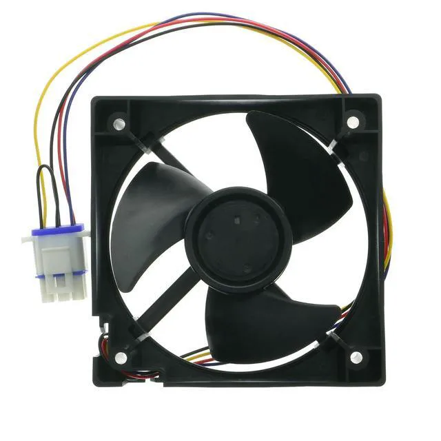Alt view image 2 of 4 - WR60X10340 Refrigerator Evaporator Fan Motor for GE WR60X10352, U11P14MS7A3-57A611 239D1371P001, Black Jumper Wire Version, DC 13.6V 0.23A