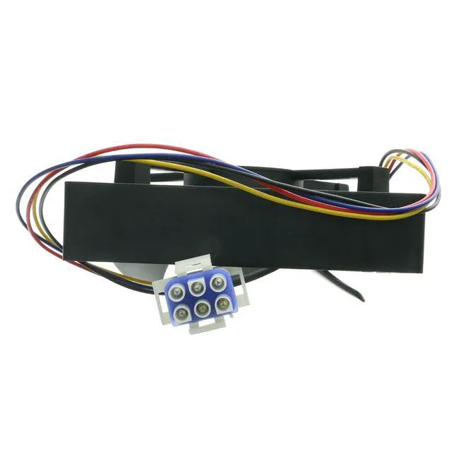Alt view image 4 of 4 - WR60X10340 Refrigerator Evaporator Fan Motor for GE WR60X10352, U11P14MS7A3-57A611 239D1371P001, Black Jumper Wire Version, DC 13.6V 0.23A
