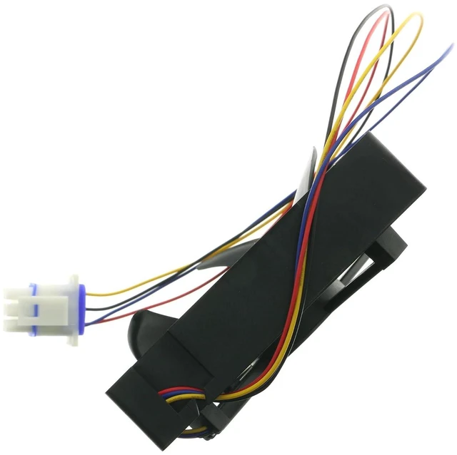 Alt view image 3 of 6 - WR60X25858 Freezer Evaporator Fan Motor for GE Café Refrigerators, Replaces WR60X35669 WR60X35206, 6-Pin 4-Wire, DC 13.6V, Temperature Sensor Not Included