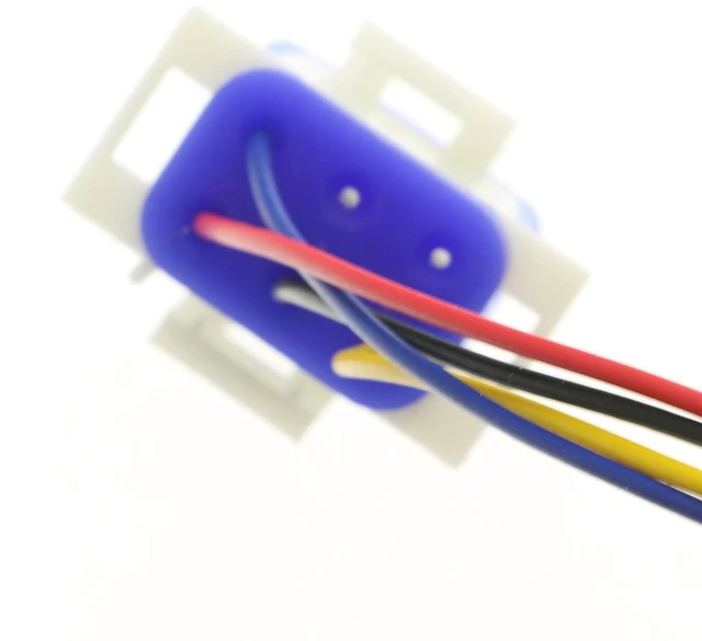 Alt view image 5 of 6 - WR60X25858 Freezer Evaporator Fan Motor for GE Café Refrigerators, Replaces WR60X35669 WR60X35206, 6-Pin 4-Wire, DC 13.6V, Temperature Sensor Not Included