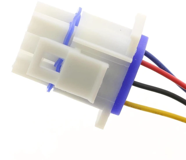 Alt view image 6 of 6 - WR60X25858 Freezer Evaporator Fan Motor for GE Café Refrigerators, Replaces WR60X35669 WR60X35206, 6-Pin 4-Wire, DC 13.6V, Temperature Sensor Not Included