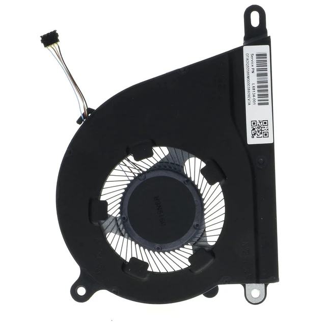 Alt view image 2 of 4 - L68134-001 CPU Cooling Fan Replacement for HP 15-DY 15-DY1071WM 15-DY0013DX 15-DY1024WM 15s-FQ HP 14S-DQ 14S-FQ 15S-EQ 15S-FQ 15-EF 15-DY 15T-DY L68132-001 L68133-001 ND75C07-19A18