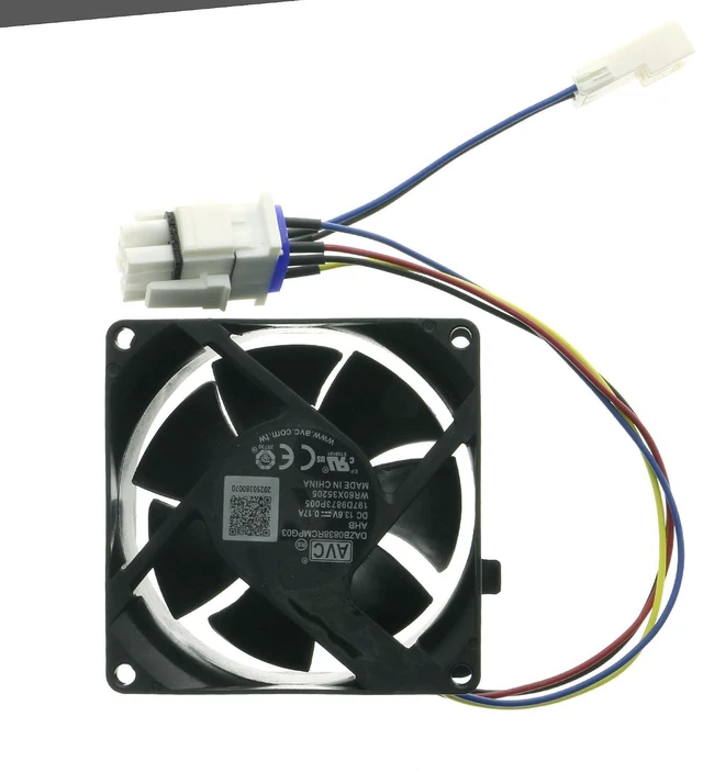 Main image of WR60X35205 Refrigerator Evaporator Fan Motor Compatible with GE Refrigerator WR60X20880 WR60X24723 WR60X26281 WR60X29099 WR60X35665 DAZB0838RCMPG03 197D9873P005 Freezer Fan Motor Replacement