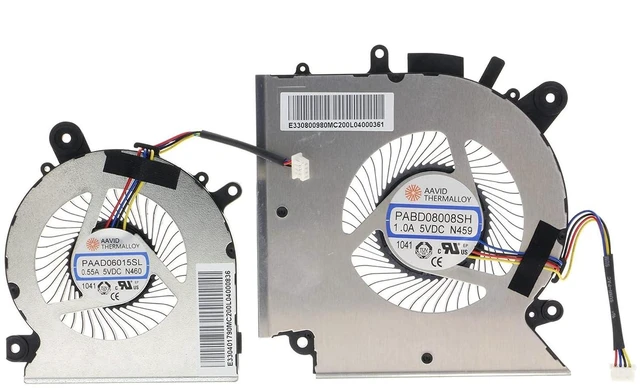 Main image of Replacement CPU&GPU Cooling Fan for MSI Katana GF76 GF66 Pulse GL66 GL76 WF76 PABD08008SH N459 PAAD06015SL N460