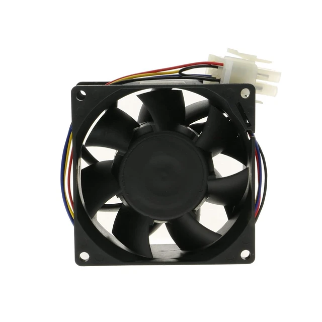 Alt view image 3 of 5 - WR60X10356 GE Refrigerator Evaporator Cooling Fan Motor Replacement for WR60X26866 WR49X25197 WR60X26033 NIDEC V80E14MS2A3-57A611 239D1412P002