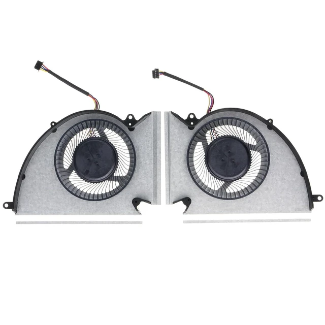 Alt view image 2 of 6 - Replacement CPU&GPU Cooling Fan for MSI GP76 GE76 WE76 MS-17K2 MS-17K3 PABD1A010SHR-N452 PABD1A010SHR-N451