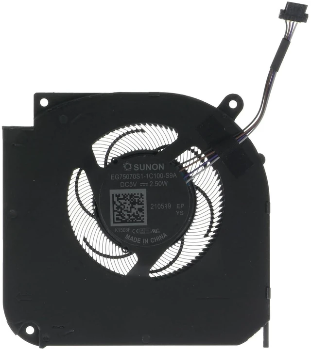 Main image of Replacement CPU Cooling Fan for TongFang THER7GK5M6-1411 GK5MP6O Maingear Vector Pro MG-VCP17 EG75070S1-1C100-S9A