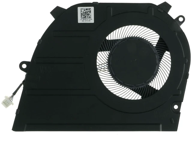 Alt view image 2 of 4 - CPU Cooling Fan Replacement for Dell Inspiron 16 5630 5635 7630 7635 2-in-1 06WR1W FQ76 DFS5K12B159A1F 023.100UT.0001 5V 0.5A 4-Pin