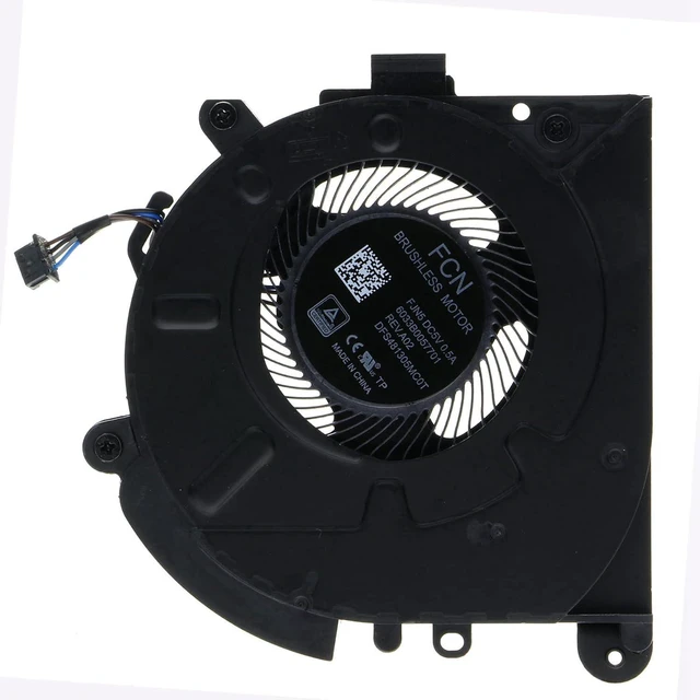 Alt view image 3 of 5 - Replacement CPU Cooling Fan for HP EliteBook 735 830 G5 DFS481305MC0T 6033B0057701 L13679-001
