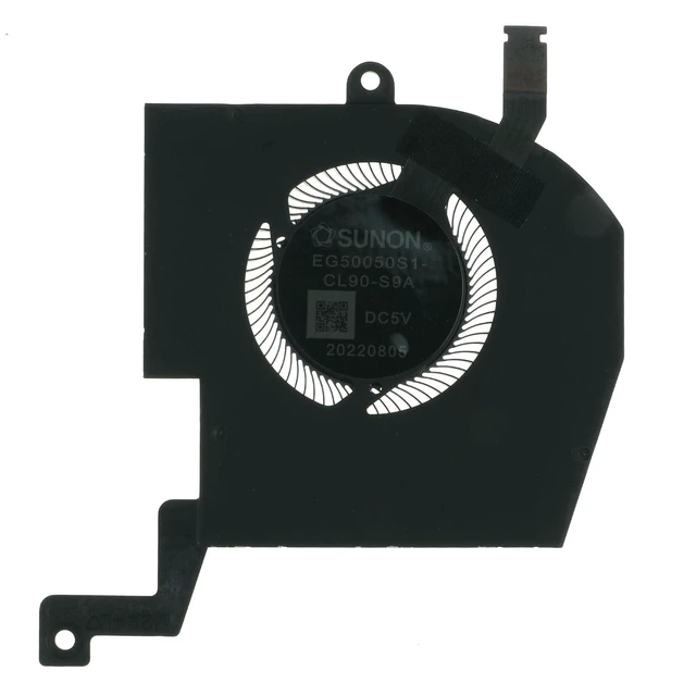 Alt view image 4 of 4 - 0JFTG4 CPU+GPU Cooling Fan Replacement for Dell Alienware X14 R2 M14 R3 EG50050S1-CM00-S9A EG50050S1-CL90-S9A