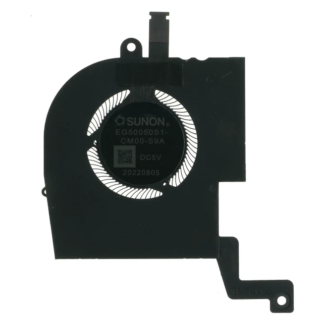 Alt view image 3 of 4 - 0JFTG4 CPU+GPU Cooling Fan Replacement for Dell Alienware X14 R2 M14 R3 EG50050S1-CM00-S9A EG50050S1-CL90-S9A