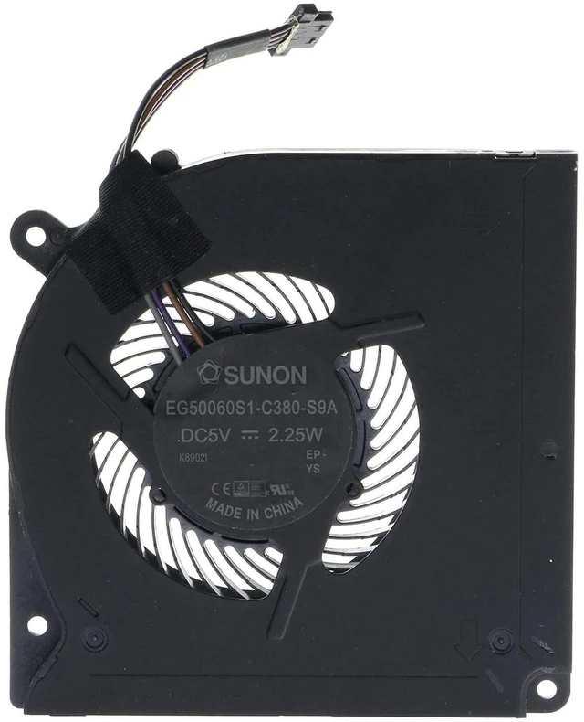 Main image of Replacement CPU Cooling Fan for Schenker XMG NEO 15 17 Tongfang GK5CQ7Z EG50060S1-C380-S9A Maingear Vector 15 Laptop