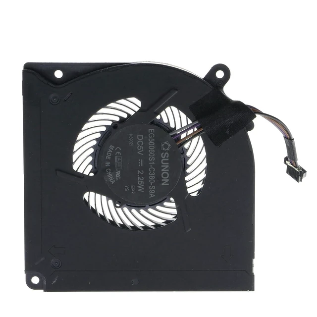 Alt view image 4 of 4 - Replacement CPU Cooling Fan for Schenker XMG NEO 15 17 Tongfang GK5CQ7Z EG50060S1-C380-S9A Maingear Vector 15 Laptop
