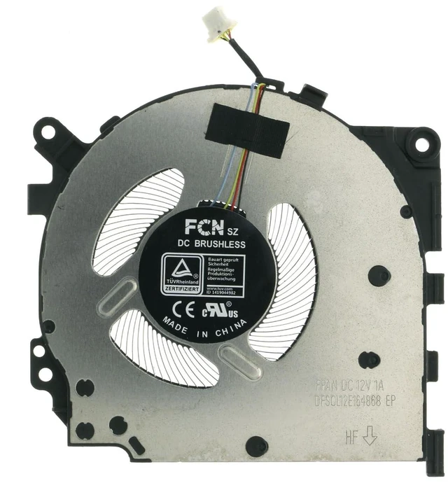 Alt view image 4 of 5 - CPU Cooling Fan Replacement for Asus Zenbook 14 Q409Z UX3402Z UM3402Y UX3402V UX3402Y UM3402Z FPAN DFSCL12E164868 HQ23300303000 12V 1A
