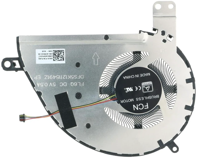 Alt view image 2 of 3 - Replacement CPU Cooling Fan for Asus Zenbook 13 UX333 UX333F UX333FN UX333FA DFS5K12115491Z FL6Q 13NB0JW0P01011