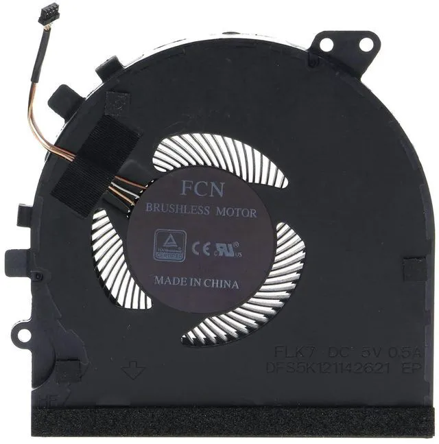 Alt view image 5 of 6 - Replacement CPU Cooling Fan for Razer Blade 15 RZ09-0300 RZ09-03009W76 RZ09-03009E97 RZ09-0328 RZ09-03286E22 RZ09-03287EM RZ09-0270 RZ09-02705E75 RZ09-02705E7 DFS5K121142621 DFS501105PROT