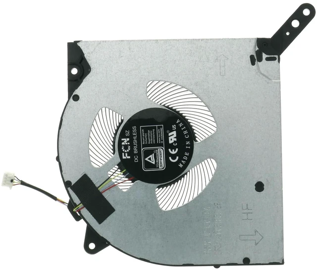 Alt view image 5 of 6 - Replacement CPU Cooling Fan for Lenovo Legion 7-16 7-16ACHg6 82N6 DC 10V 5H40S20298 5H40S20297 5H40S20296