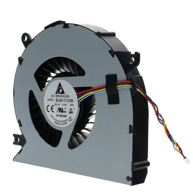 Alt view image 2 of 4 - Replacement CPU Cooling Fan for HP Envy AIO 24-N 27-P 27-p014 1323-00MX000 819000-001 BUB1112HD A5W DC12V
