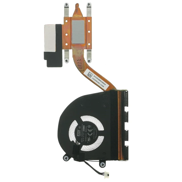 Alt view image 3 of 5 - 5H40X89402 CPU Cooling Fan with Heatsink Replacement for Lenovo ThinkPad L13 Gen 2 5H40X89403 BAPA0705R5HY012 DC 5V 0.5A 6-Pin 5-Wire Cooler Assembly