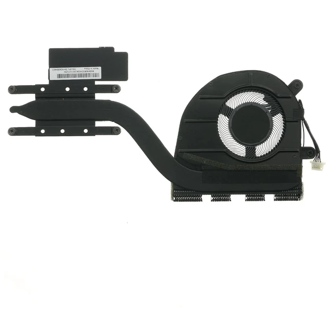 Alt view image 2 of 5 - 5H40X89402 CPU Cooling Fan with Heatsink Replacement for Lenovo ThinkPad L13 Gen 2 5H40X89403 BAPA0705R5HY012 DC 5V 0.5A 6-Pin 5-Wire Cooler Assembly