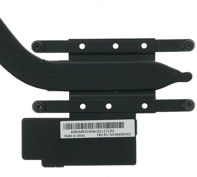 Alt view image 5 of 5 - 5H40X89402 CPU Cooling Fan with Heatsink Replacement for Lenovo ThinkPad L13 Gen 2 5H40X89403 BAPA0705R5HY012 DC 5V 0.5A 6-Pin 5-Wire Cooler Assembly