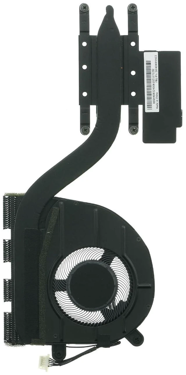 Alt view image 4 of 5 - 5H40X89402 CPU Cooling Fan with Heatsink Replacement for Lenovo ThinkPad L13 Gen 2 5H40X89403 BAPA0705R5HY012 DC 5V 0.5A 6-Pin 5-Wire Cooler Assembly