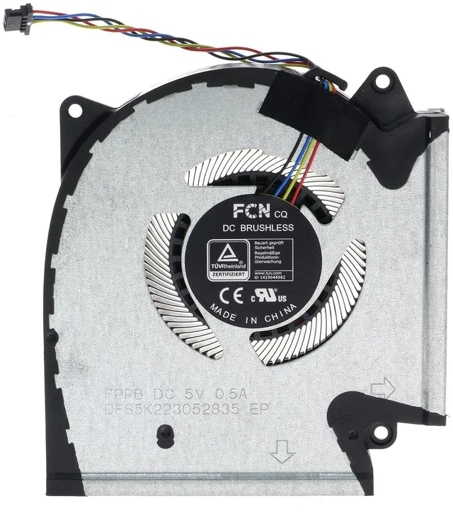 Alt view image 3 of 6 - Replacement CPU & GPU Cooling Fan for ASUS ROG Strix G15 G512IC G513IC G513IE G513IH G513QC G513QE G512IC G513IC G513IE G513IH G513QC G513QE FPPA FNAC DFS5K221153715