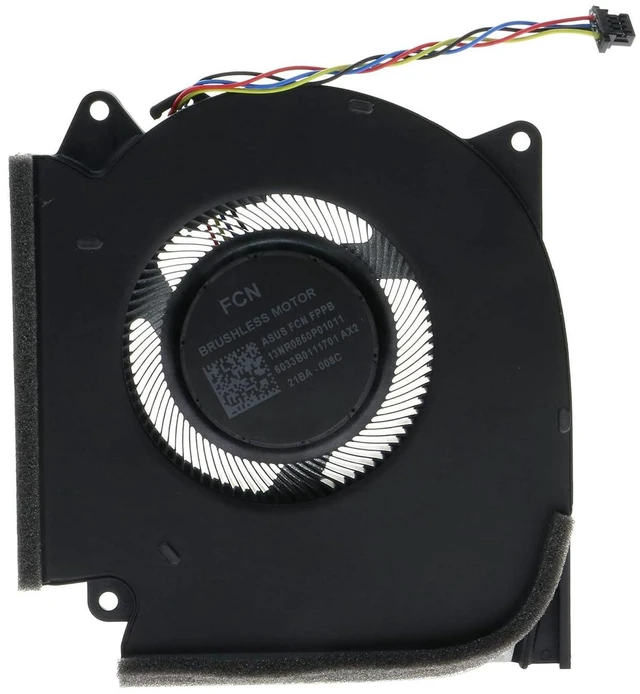 Alt view image 4 of 6 - Replacement CPU & GPU Cooling Fan for ASUS ROG Strix G15 G512IC G513IC G513IE G513IH G513QC G513QE G512IC G513IC G513IE G513IH G513QC G513QE FPPA FNAC DFS5K221153715