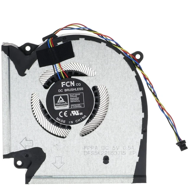 Alt view image 5 of 6 - Replacement CPU & GPU Cooling Fan for ASUS ROG Strix G15 G512IC G513IC G513IE G513IH G513QC G513QE G512IC G513IC G513IE G513IH G513QC G513QE FPPA FNAC DFS5K221153715