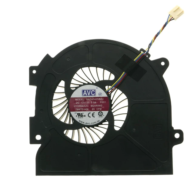 Alt view image 4 of 5 - 078WTD CPU Cooling Fan Replacement for DELL XPS 27 7760 Precision 5720 AlO BAZA1425R2U