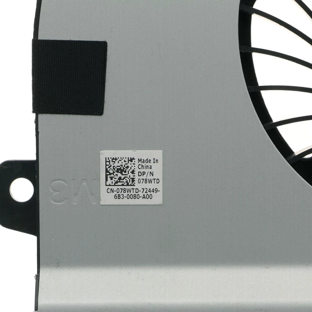 Alt view image 5 of 5 - 078WTD CPU Cooling Fan Replacement for DELL XPS 27 7760 Precision 5720 AlO BAZA1425R2U
