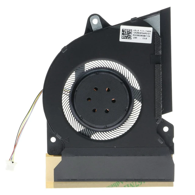 Alt view image 4 of 4 - Replacement CPU Cooling Fan for ASUS ROG Zephyrus G14 GA401I GA401IV DFSCK22105182H FMBB 6033B0084901