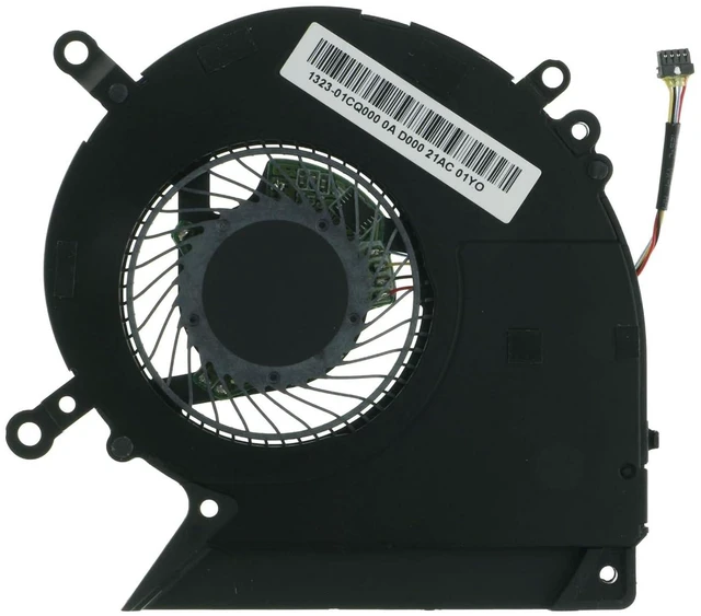 Alt view image 2 of 4 - CPU Cooling Fan Replacement for Asus Chromebook Flip C436F C436FA 1323-01CQ000 NC55C06-19G17 DC5V 0.50A 4-Pin
