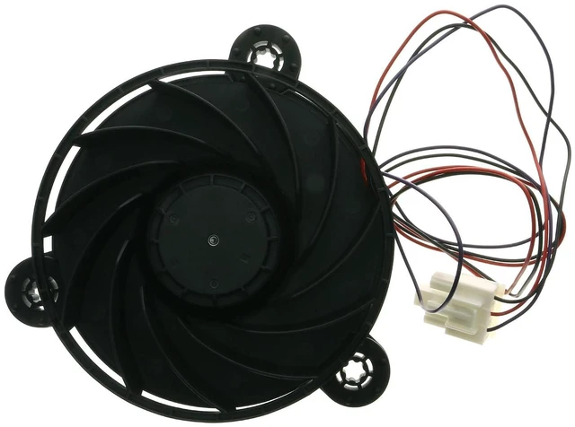 Alt view image 2 of 4 - WR60X28408 Evaporator Cooling Fan Replacement DC 12V for GE and Haier Refrigerators 0064001594