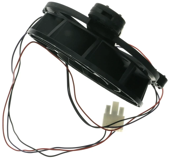 Alt view image 4 of 4 - WR60X28408 Evaporator Cooling Fan Replacement DC 12V for GE and Haier Refrigerators 0064001594