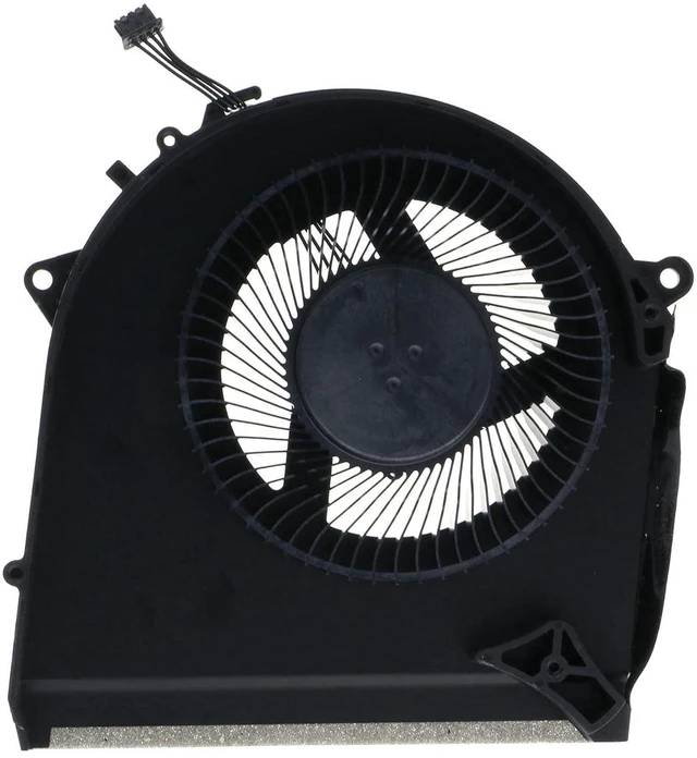 Alt view image 4 of 6 - CPU+GPU Cooling Fan Replacement for HP OMEN 17-CB 17-CB0030NR 17-CB0070NR 17T-CB0000 RTX2060 DC 12V L57367-001 L62864-001 MG75091V1-1C010-S9A MG75091V1-1C020-S9A
