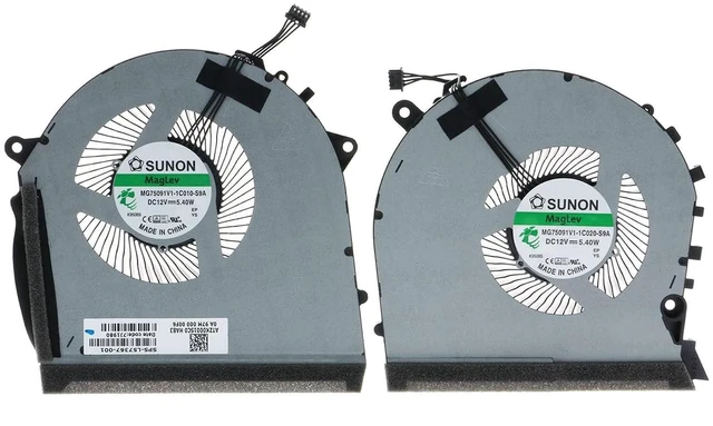 Main image of CPU+GPU Cooling Fan Replacement for HP OMEN 17-CB 17-CB0030NR 17-CB0070NR 17T-CB0000 RTX2060 DC 12V L57367-001 L62864-001 MG75091V1-1C010-S9A MG75091V1-1C020-S9A