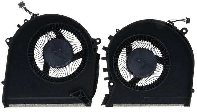 Alt view image 2 of 6 - CPU+GPU Cooling Fan Replacement for HP OMEN 17-CB 17-CB0030NR 17-CB0070NR 17T-CB0000 RTX2060 DC 12V L57367-001 L62864-001 MG75091V1-1C010-S9A MG75091V1-1C020-S9A
