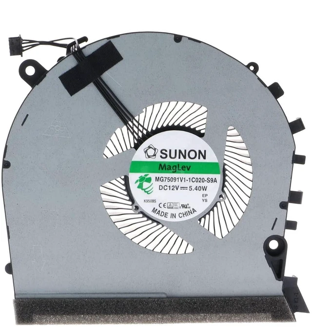 Alt view image 5 of 6 - CPU+GPU Cooling Fan Replacement for HP OMEN 17-CB 17-CB0030NR 17-CB0070NR 17T-CB0000 RTX2060 DC 12V L57367-001 L62864-001 MG75091V1-1C010-S9A MG75091V1-1C020-S9A
