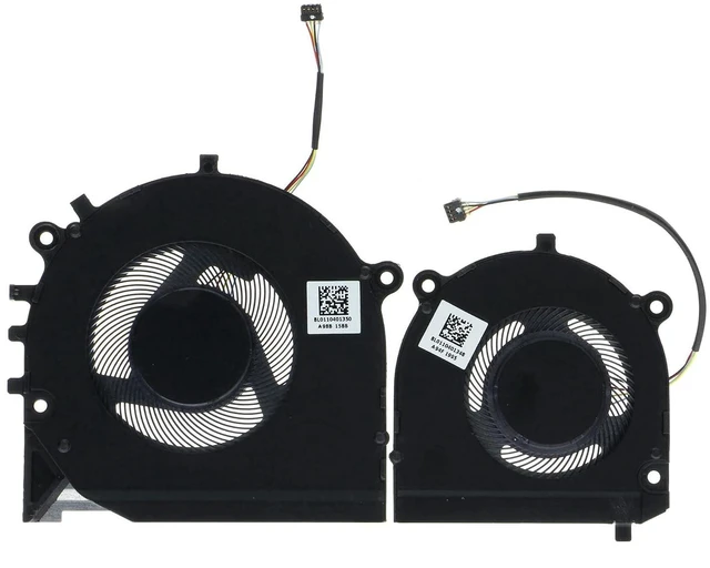 Alt view image 2 of 6 - Replacement CPU+GPU Cooling Fan for Lenovo ThinkBook 13s-IML 13s-IWL DFS5K123043630 FLDU DFS150305140T FL03 DC 5V
