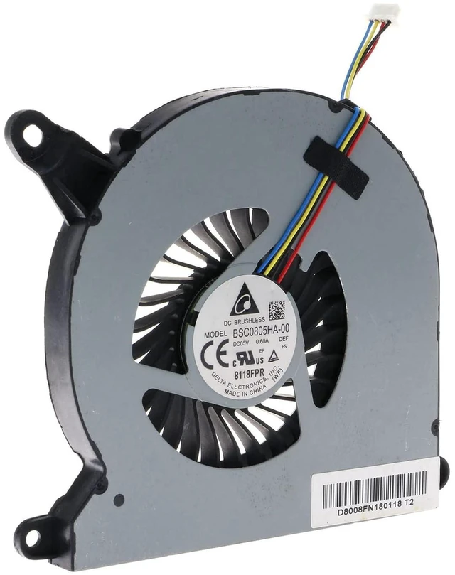 Alt view image 2 of 4 - CPU Cooling Fan Replacement for NUC8 Intel NUC8i7BEH NUC8i3BEH NUC8i5BEH NUC8i3BEK M.2+SATA3 Dual Hard Disk Microcomputer Mainframe BSC0805HA-00 BAZB0808R5H DC 5V 0.6A