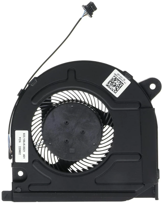 Alt view image 3 of 6 - CPU&GPU Cooling Fan Replacement for Dell Vostro 7500 7501 Inspiron 7501 P102F 0KGH4R 0YND40 FMF2 FMF3 DFS150705AF0T DFS150005AA0T