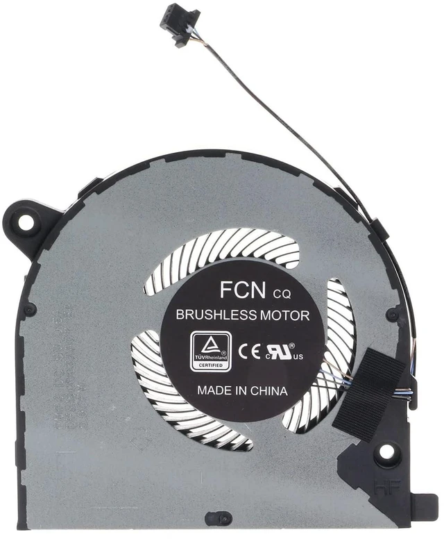 Alt view image 4 of 6 - CPU&GPU Cooling Fan Replacement for Dell Vostro 7500 7501 Inspiron 7501 P102F 0KGH4R 0YND40 FMF2 FMF3 DFS150705AF0T DFS150005AA0T