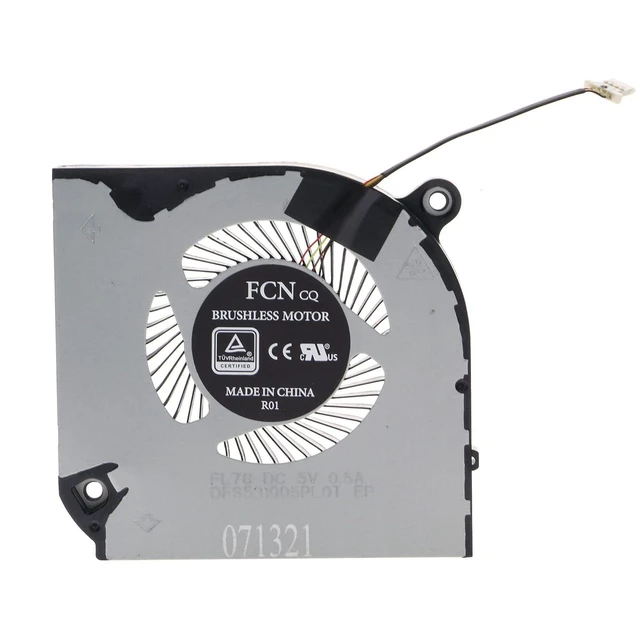 Alt view image 3 of 6 - Replacement CPU+GPU Cooling Fan for Acer Nitro 5 AN515-43 AN515-54 AN517-51 Nitro 7 AN715-51 FL78 DFS531005PL0T FL1K DFS561405PL0T