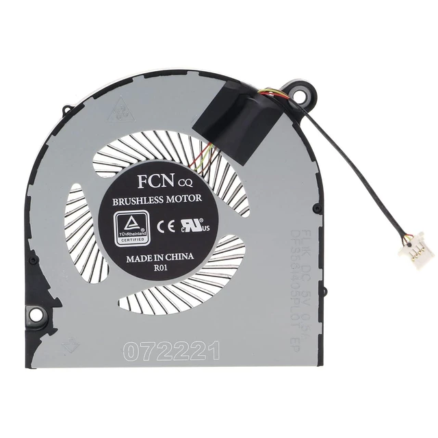 Alt view image 5 of 6 - Replacement CPU+GPU Cooling Fan for Acer Nitro 5 AN515-43 AN515-54 AN517-51 Nitro 7 AN715-51 FL78 DFS531005PL0T FL1K DFS561405PL0T