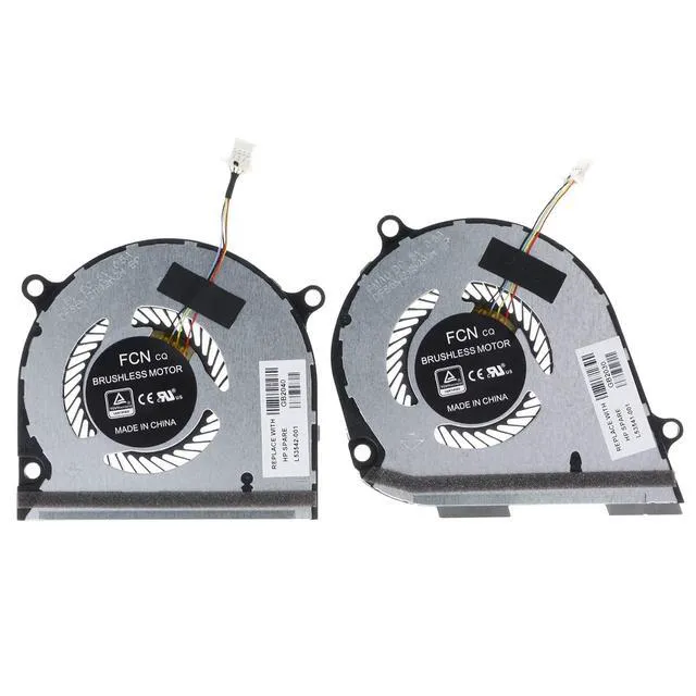 Main image of CPU & GPU Cooling Fan Replacement for HP Envy X360 15-DS 15-DR 15M-DS 15M-DS0011DX 15-DS1063CL 15-DS1077NR L53542-001 L53541-001 L53867-001