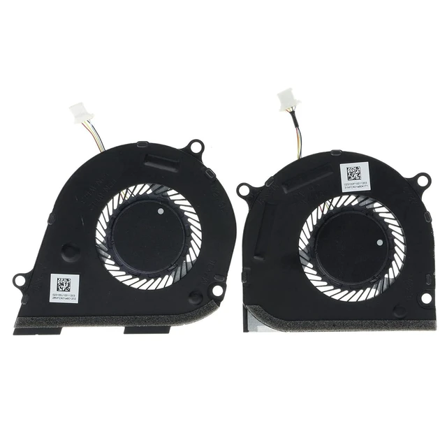 Alt view image 2 of 6 - CPU & GPU Cooling Fan Replacement for HP Envy X360 15-DS 15-DR 15M-DS 15M-DS0011DX 15-DS1063CL 15-DS1077NR L53542-001 L53541-001 L53867-001