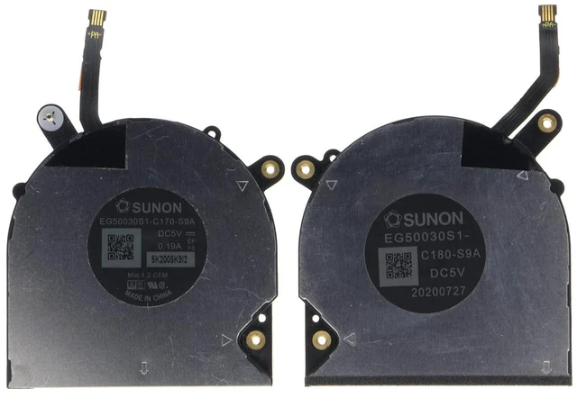 Main image of Replacement CPU&GPU Cooling Fan for DELL XPS 13 7390 2-in-1 0VDFK8 EG50030S1-C170-S9A EG50030S1-C180-S9A